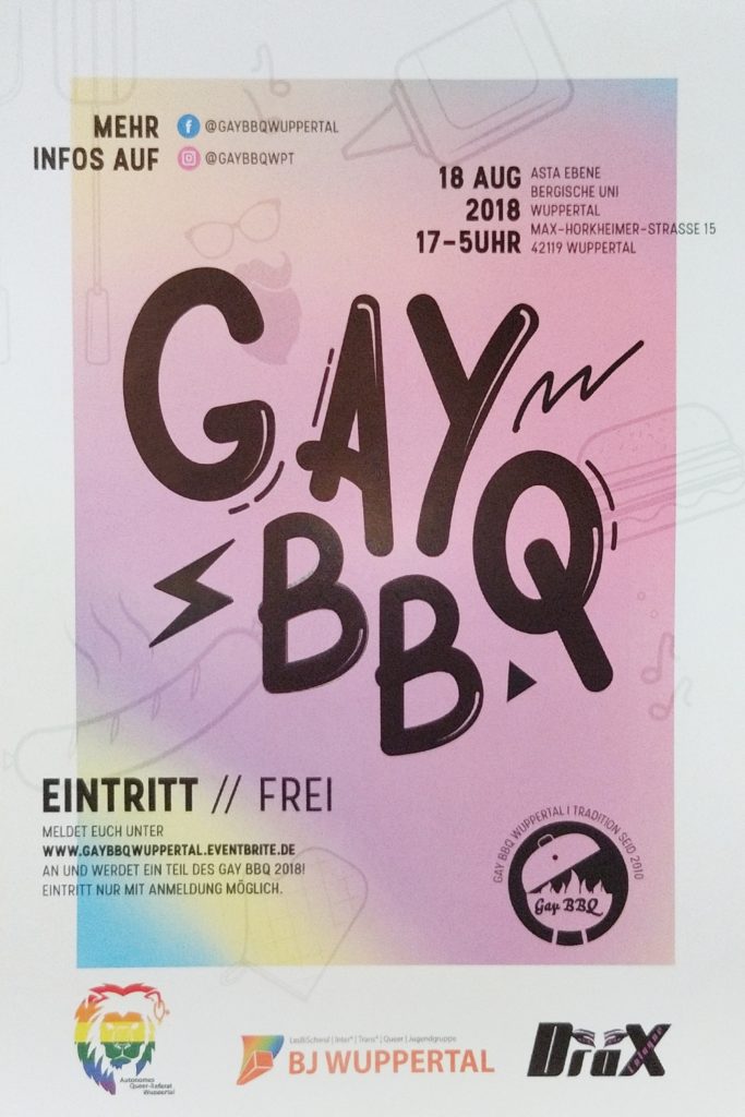 Gay BBQ Poster