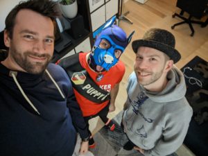 Interview bei Ausgang Podcast mit Pupplayer Thaly mit Sebastian und Toni in Köln.